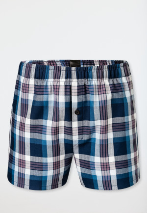 Boxers en matière tissée, lot de 2 carreaux multicolores - Boxershorts Multipacks