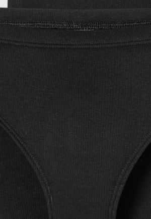 Confezione da 2 mutande in nero - Pure Rib