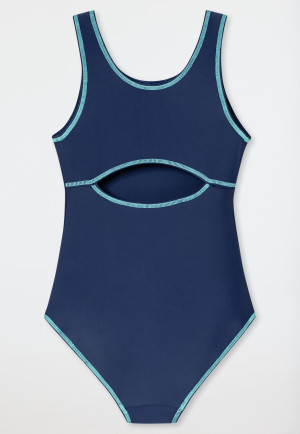 School swimsuit blue - aqua