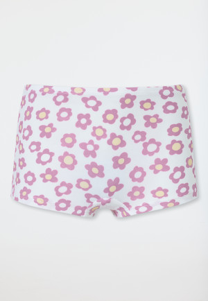 Shorts 3er-Pack Blumen Streifen mehrfarbig - 95/5