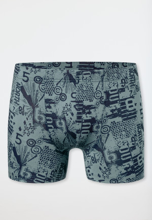 Shorts 5er-Pack Ringel blau/ grün - 95/5