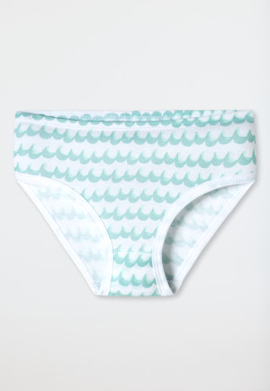 Confezione da 3 pezzi a onde turchesi - Fine Rib