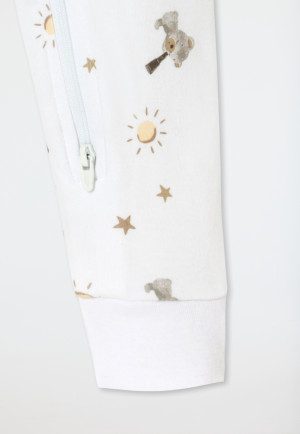 Dors-bien long nounours blanc - Bébé