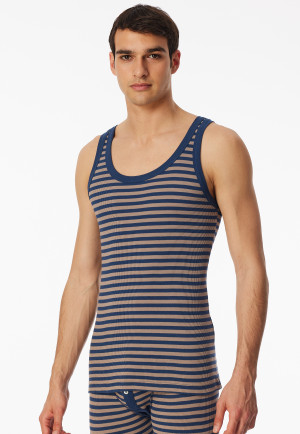 Tank top brown-grey - Revival Friedrich