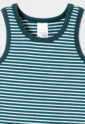 Canottiera a righe verde - 95/5