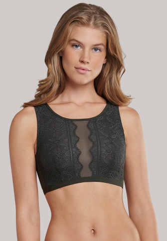 Brassière dentelle olive - Sustainable Lace | SCHIESSER