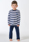 Pigiama lungo unisex a strisce admiral - SCHIESSER 150 Years