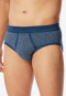 Sportslips 2er-Pack Feinripp Eingriff indigo gemustert - Original Classics