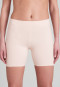 Biker shorts in microfibra con tasca e stampa, di colore rosa chiaro - Invisible Soft