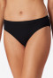 Slip Rio realizzati in cotone biologico a doppia costa, nero - Pure Rib