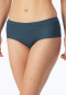 Slip a coste doppie in cotone organico blu denim - Pure Rib