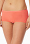 Confezione da 2 short in cotone organico bianco/pesca - 95/5