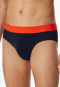 Slip rio confezione da 3 pezzi in cotone organico elastico in vita in tessuto tramato multicolore - 95/5