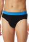 Slip rio confezione da 3 pezzi in cotone organico elastico in vita in tessuto tramato multicolore - 95/5