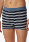 Shorts 3er-Pack Organic Cotton Webgummibund uni/gestreift mehrfarbig - 95/5