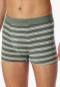 Lot de 3 shorts en coton bio ceinture élastique tissée uni/rayé multicolore - 95/5