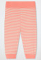 Set bebè 2 pezzi a costine sottili, pantaloni a maniche corte, sole e pesca - Natural Love