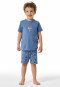 Pyjama court palmier bleu jeans - Natural Love