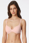 Underwired bra with floating cups pearl - Unique Micro
