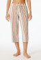 Caleçon long 3/4 modal rayures multicolores - Mix+Relax