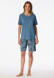 Short pyjamas atlantic blue - Comfort Nightwear