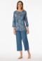 Pyjama 3/4 long bleu atlantique - Comfort Nightwear