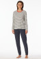 Schlafanzug lang off-white - Casual Essentials