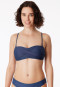 Bikini a fascia con spalline variabili Blu - Aqua Mix & Match