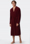 Accappatoio in spugna leggera bordeaux - Feather Terry