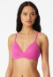 Reggiseno imbottito morbido senza ferretto fucsia - Invisible Soft