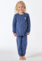 Long pyjamas interlock mouse denim blue - Kids Nightwear