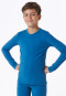 Maglietta a manica lunga unisex blu - Active