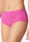 Slip midi confezione da 2 in cotone organico rosa fuchsia - 95/5