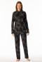 Pyjamas Interlock Ginkgo black printed - Modern Nightwear