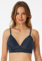 Bra non-iron removable pads graphite - Modern Lace