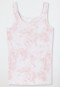 Tops 2er-Pack Organic Cotton Batik graphit/ rosa - 95/5