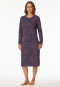 Camicia da notte a manica lunga stampata multicolore - Comfort Interlock