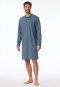 Chemise de nuit à manches longues bleu-gris - Comfort Essentials