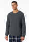 Sweatshirt dunkelgrau gemustert - Mix+Relax