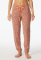 Pants long cuffs flowers peach - Mix+Relax