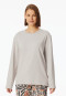 Shirt langarm rundhals grau-jaspe - Mix+Relax