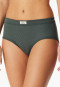 Dark green fine rib panty - Revival Paula
