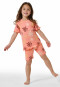Short pyjamas with rolled hem sun apricot - Girls World