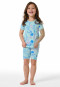 Short pyjamas fine rib sea animals light green - Girls World