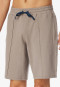 Pants short sweat fabric clay red - Mix+Relax