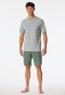 Short pyjamas palm trees khaki - 95/5
