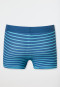 Costume da bagno in tessuto a maglia LSF40+ a strisce - Ciano