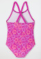 Swimsuit knitwear SPF40+ Smiley fuchsia - Aqua