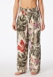 Hose lang Viskose-Webware Blumen multicolor  Mix+Relax