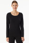 Shirt long-sleeve warming black - Invisible Soft Warming